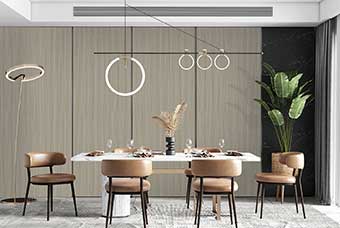 大连轻奢风格-餐厅