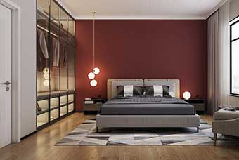 大连现代风格-卧室