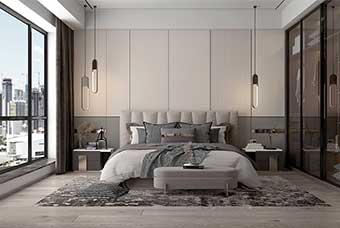 大连现代风格-卧室