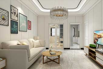 大连现代风格-客厅