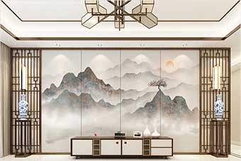 大连森佰汇航空纤维（山水画系列）